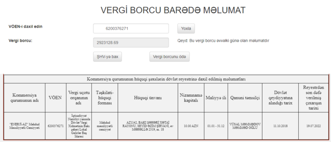3 milyon borcu yaranan naxçıvanlı iş adamına "stop" qoyuldu