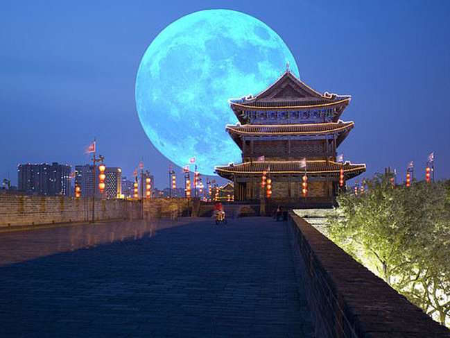 Çin süni Ay hazırlayacaq - küçələri işıqlandırmaq üçün - FOTO