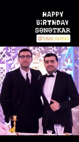 Azərbaycanlı sabiq nazirin qardaşı oğlu Tunarı belə təbrik etdi - FOTO