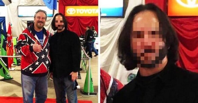 "Kianu Rivz"lə şəkil çəkdirdi - "TOPA TUTDULAR" - FOTO