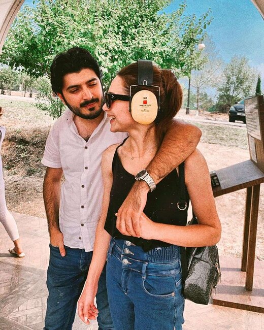 Bir-birini izləmədən çıxardılar - FOTOLAR