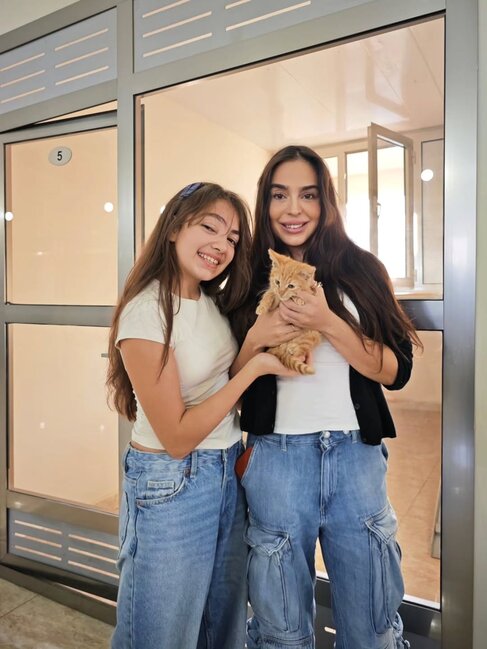 Leyla Əliyeva IDEA Heyvanlara Qayğı Mərkəzində - Fotolar