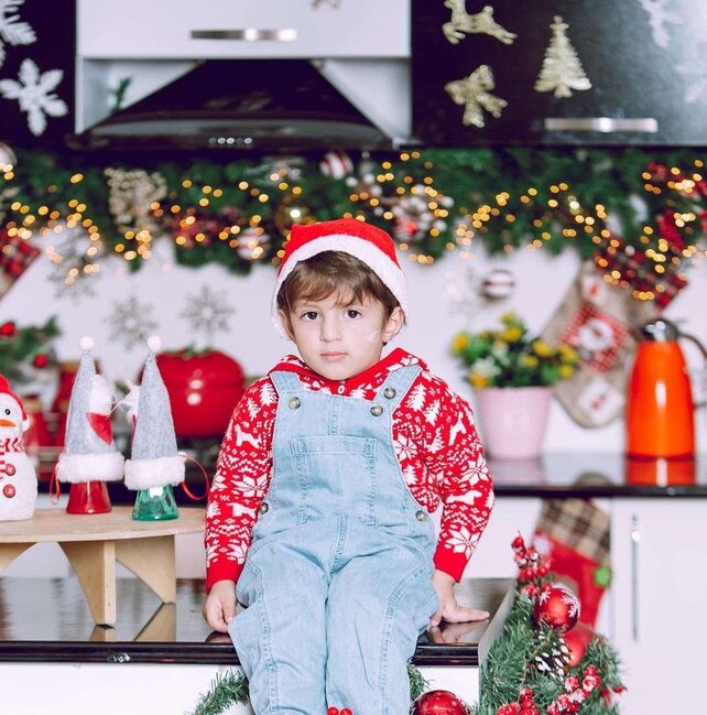 Ülviyyədən oğulları ilə Yeni il FOTOLARI