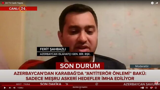 Fərid Şahbazlı Azərbaycanın antiterror tədbirləri haqqında Türkiyə mediasına geniş məlumat verib - FOTOLAR