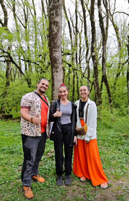 Leyla və Arzu Əliyevalar Qəbələdə - Fotolar