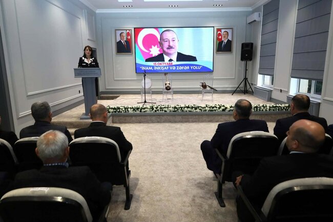 Yevlaxda "İnam, inkişaf və Zəfər yolu" adlı tədbir keçirilib