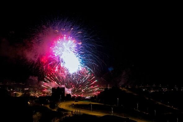 Laçında atəşfəşanlıq olub - FOTO