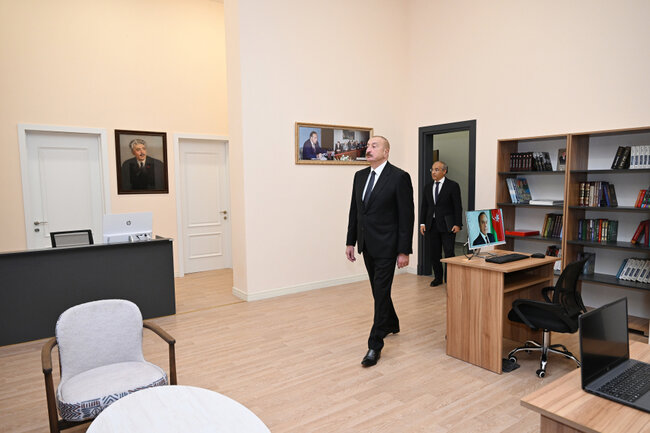 Prezident Bakıda açılışda - Fotolar