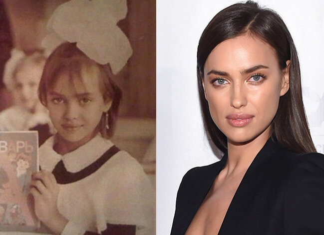 Məşhur model uşaqlıq fotolarını paylaşdı