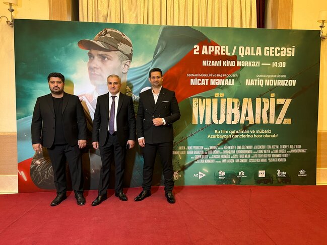 Milli Qəhrəman Mübariz İbrahimovun həyatına həsr edilən "Mübariz" filmi təqdim olundu