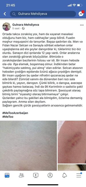 Fuad Qəhrəmanlının xanımını döyməsi ilə bağlı FOTOFAKTLAR