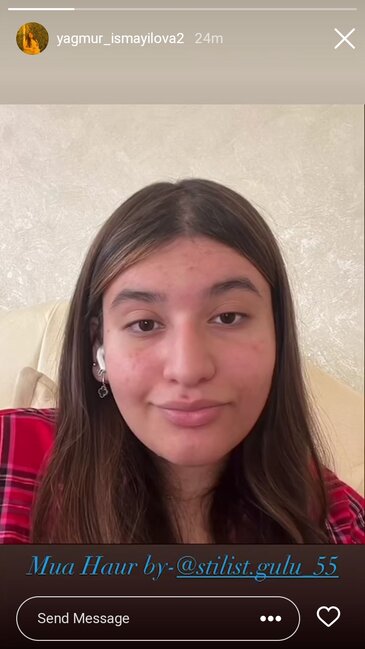 Rəqsanənin qızı Yağmurdan YENİ FOTOLAR