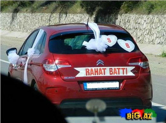 Hər kəs bu gəlin maşınından danışır - İNANILMAZ GÖRÜNTÜ - FOTO