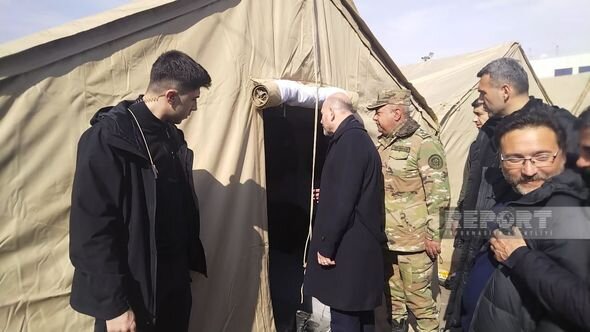 Soylu: "Azərbaycan xilasediciləri günün 24 saatı qardaşlığın ən böyük nümunəsini göstərir" - YENİLƏNİB + FOTO