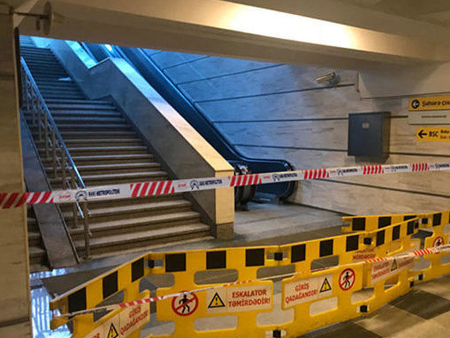 "Avtovağzal" metro stansiyasının çıxışlarından biri bağlanıb - SƏBƏB
