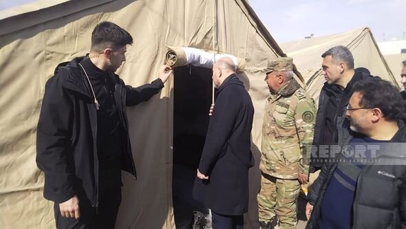 Soylu: "Azərbaycan xilasediciləri günün 24 saatı qardaşlığın ən böyük nümunəsini göstərir" - YENİLƏNİB + FOTO