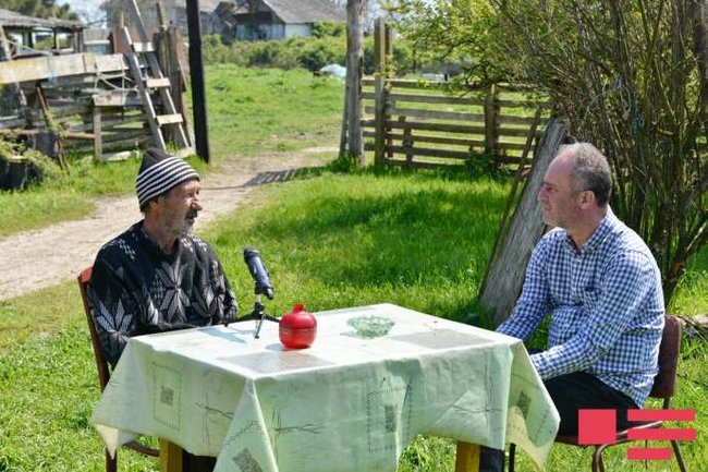 Xəzərdə adada tək yaşayan azərbaycanlı Vitali ilə müsahibə - FOTOLAR