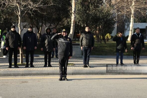 Xocalı soyqırımı qurbanlarının xatirəsi bir dəqiqəlik sükutla yad edilib - YENİLƏNİB + FOTO