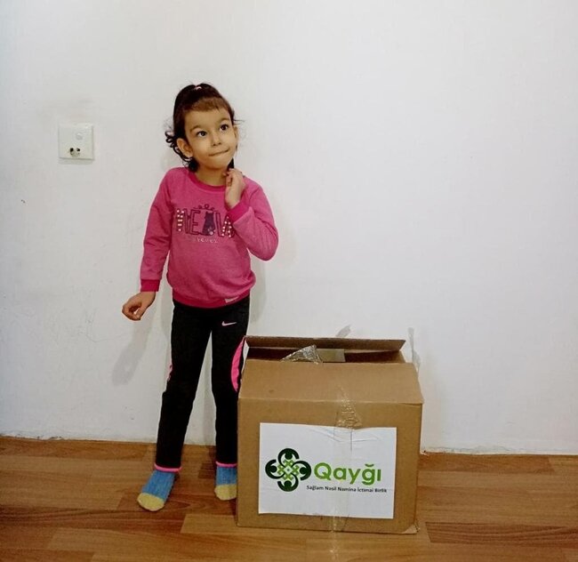 "Qayğı - Sağlam Nəsil Naminə" İctimai Birliyi daun sindromlu uşaqlara yardım edib - VİDEO