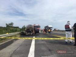 Təcili yardım maşını yandı, 3 aylıq körpə öldü - FOTO