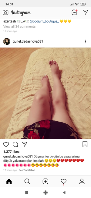 Aynurun bacısı yataqda çəkilən yarıçılpaq FOTOsunu paylaşdı: Bu ayaqlarıma...