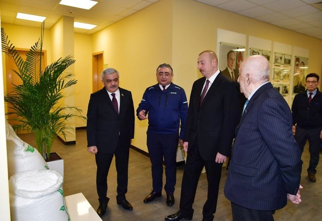 Prezident İlham Əliyev Sumqayıtda "SOCAR karbamid" zavodunun açılışında iştirak edib - FOTOLAR