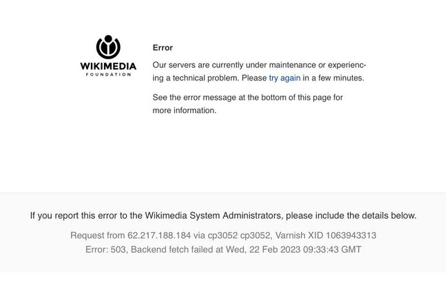 Vikipediyanın işində problem yarandı - FOTO