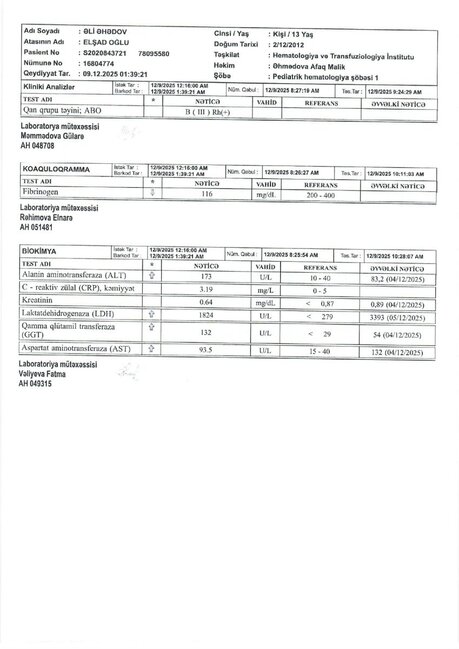 Qriplə başlayıb, leykozla bitdi: Bahalı müalicəyə ehtiyacı olan Əli Əhədovun hekayəsi (FOTO/VİDEO)