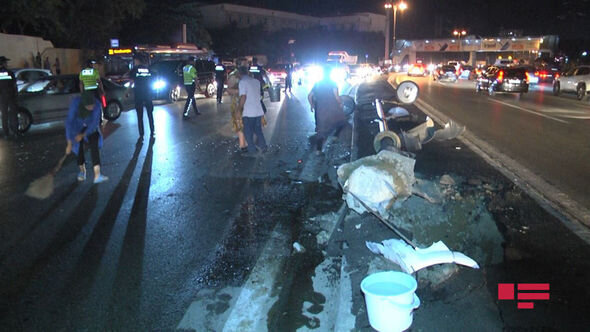 Bakıda 6 avtomobil toqquşub, xəsarət alanlar var – FOTO