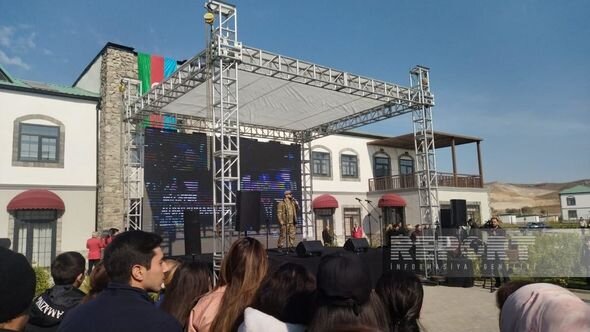 Ağalı kənd sakinləri Zəfər Gününü ilk dəfədir öz yurdlarında qeyd ediblər - FOTO