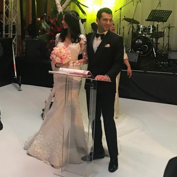 Murat Yıldırım model sevgilisi ilə evləndi - FOTOLAR