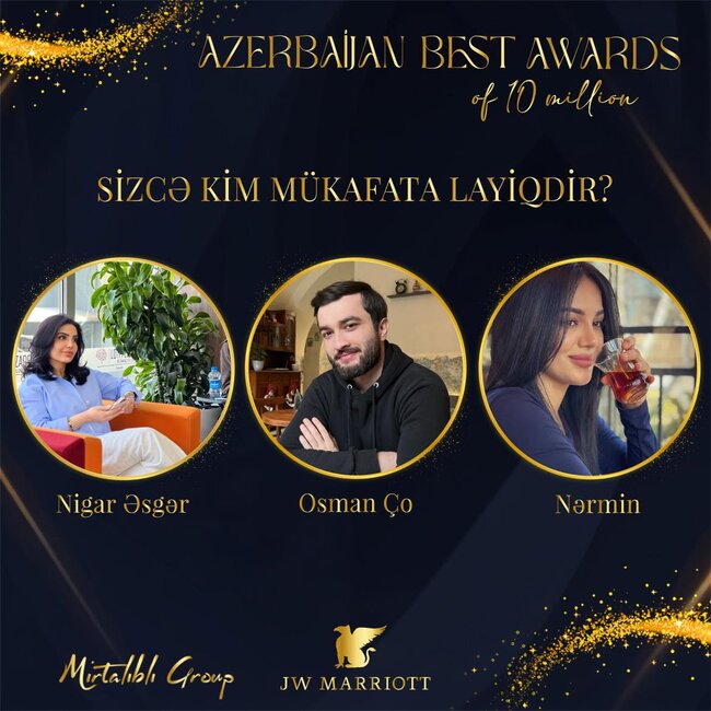 Sahələrinin ən yaxşıları "Azerbaijan Best Awards"da seçiləcək