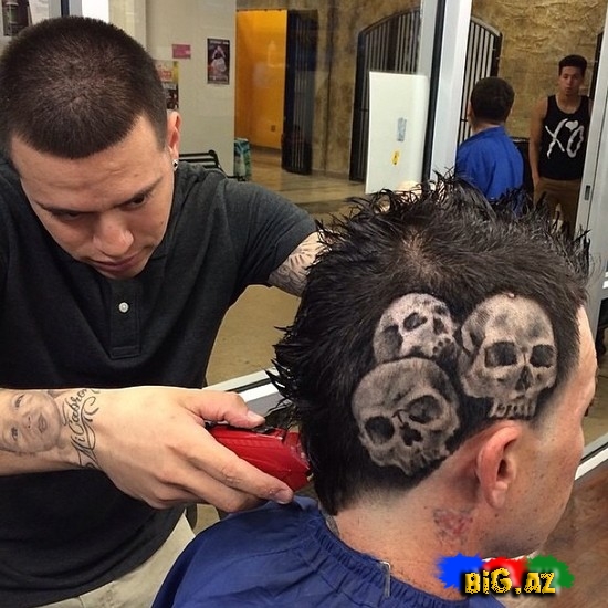 Bu bərbər adi bərbər deyil - FOTO - VİDEO