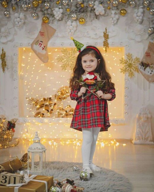 Elşənlə qızının Yeni il FOTOLARI