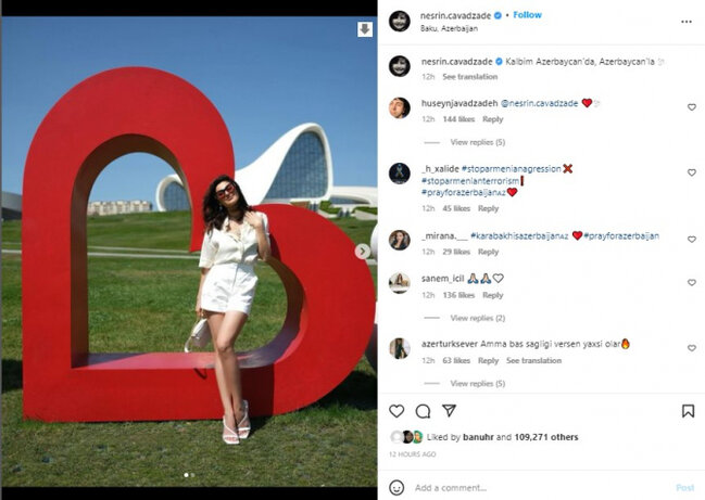 Məşhurlardan Azərbaycana başsağlığı - FOTO