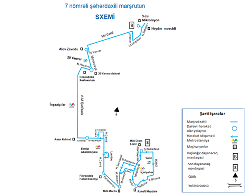 Bu xəbərə DİQQƏT! 2 avtobusun hərəkət istiqaməti dəyişdirildi