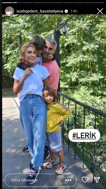 Xoşqədəmdən həyat yoldaşı Doğuş ilə SƏMİMİ FOTOLAR