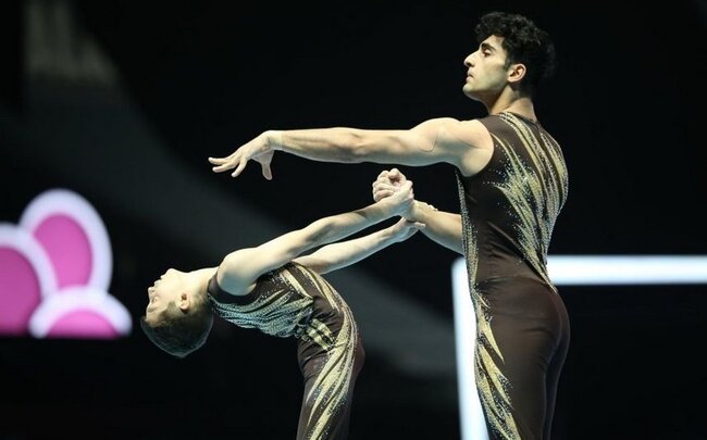 Azərbaycan akrobatları Bakıdakı dünya çempionatında daha bir medal qazanıb