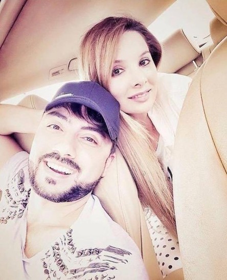 Müğənni Kərim həyat yoldaşı ilə - FOTO