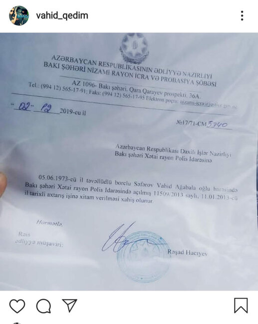 Axtarışa verilən meyxanaçı ilə bağlı GÖZLƏNİLMƏZ QƏRAR: Axtaran tapar - FOTO