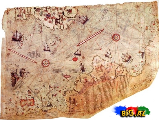 Türk admiralının xəritəsi - FOTO