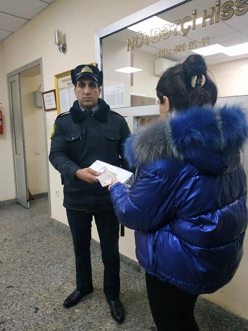 Azərbaycanda hamı bu polisdən danışır - FOTOLAR