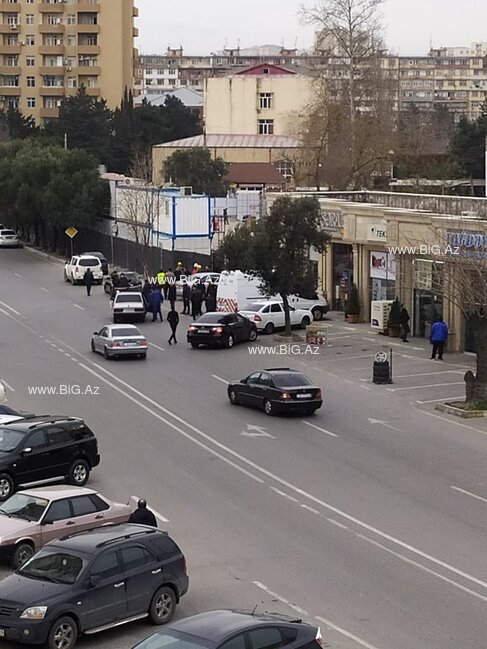 Bakıda qəza- avtomobillərə ciddi ziyan dəydi - FOTO