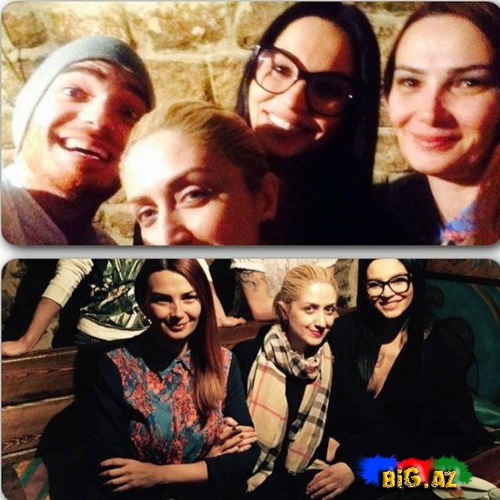 Elnur Hüseynov Qənirə Paşayeva ilə - FOTO