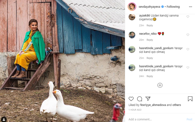Kənd qızı olmaq istədi, tənqid olundu - FOTO