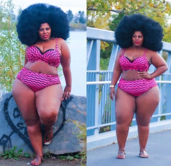 Bikinidə gəzməyə utanmayan KÖK QADINLAR - FOTOLAR