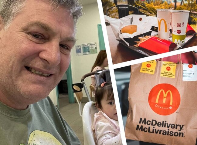 "McDonald`s"dan alınan burger İYRƏNDİRDİ - FOTO-VİDEO