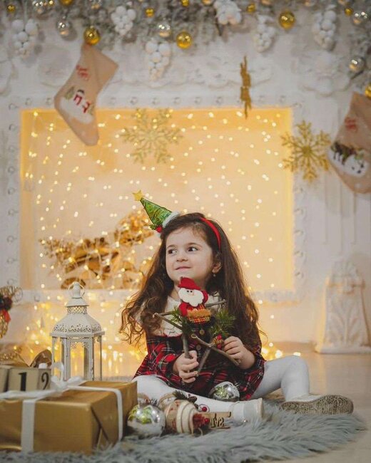 Elşənlə qızının Yeni il FOTOLARI