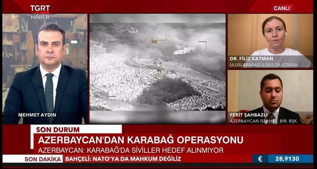 Fərid Şahbazlı Azərbaycanın antiterror tədbirləri haqqında Türkiyə mediasına geniş məlumat verib - FOTOLAR