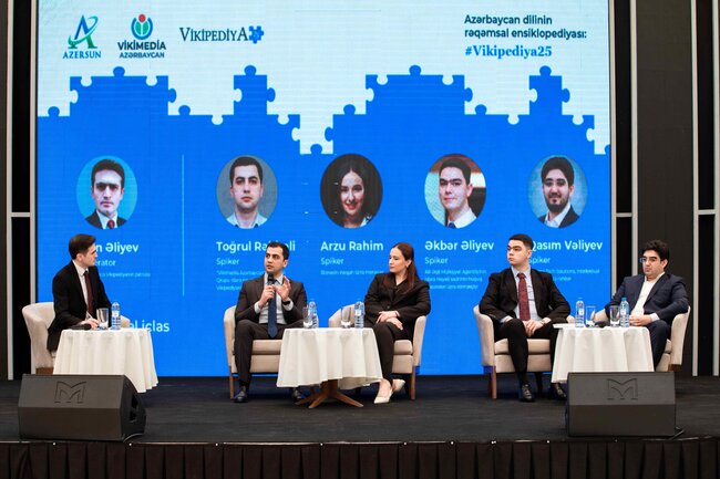 "Azərsun Holdinq"in dəstəyi ilə "Vikipediya"nın 25 illiyi qeyd olundu - Fotolar